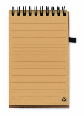 Logotrade promotional products photo of: A6 Cork notepad with pen
