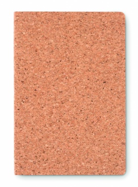 Logo trade promotional items image of: A5 cork notebook 96 lined