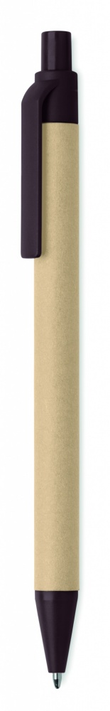 Logotrade promotional gift image of: Push ball pen coffee husk/ABS