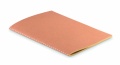 A5 recycled notebook 80 plain, Beige