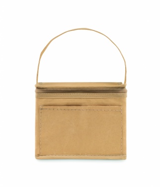 Logo trade promotional item photo of: 6 can woven paper cooler bag