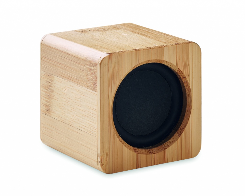 Logotrade business gifts photo of: Bamboo wireless speaker