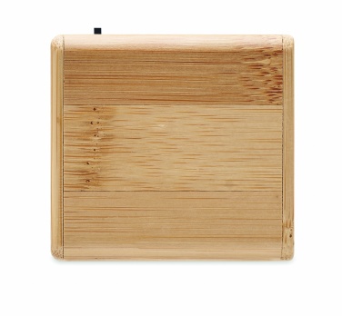 Logo trade corporate gifts picture of: Bamboo wireless speaker