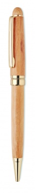 Logotrade advertising products photo of: Bamboo twist-action ballpoint pen in a box