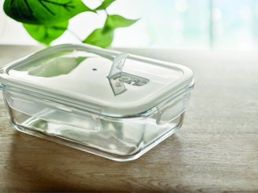 Logo trade promotional gift photo of: Glass lunchbox & PP lid 900ml