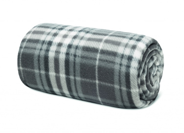 Logo trade corporate gifts picture of: RPET fleece travel blanket