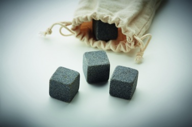 Logotrade promotional merchandise photo of: 4 stone ice cubes in  pouch