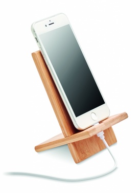 Logotrade business gifts photo of: Bamboo phone stand/ holder WHIPPY