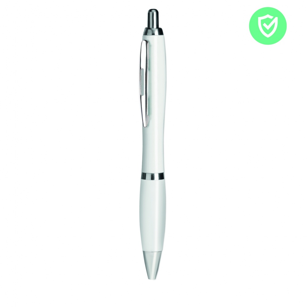 Logo trade promotional item photo of: Pen with antibacterial barrel