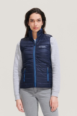 Logo trade promotional merchandise photo of: WAVE WOMEN BODYWARMER 180g