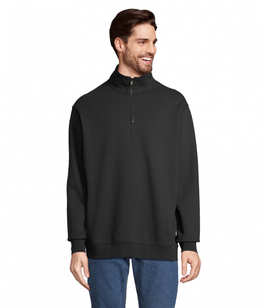 Logotrade corporate gift picture of: CONRAD Sweat Zip Collar