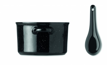 Logo trade promotional merchandise picture of: Ceramic vintage bowl 550 ml