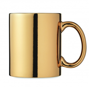 Logo trade promotional gift photo of: Ceramic mug metallic 300 ml
