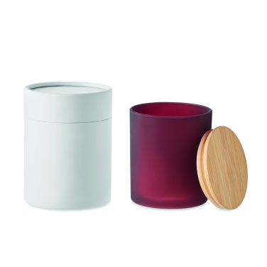 Logotrade promotional product image of: Plant based wax candle 200 gr