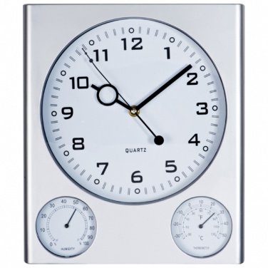 Logo trade promotional merchandise picture of: Plastic wall clock DEN HAAG