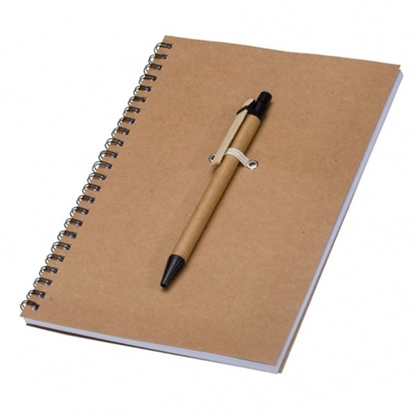 Logo trade promotional giveaways picture of: A5 ECO Notepad KENTWOOD