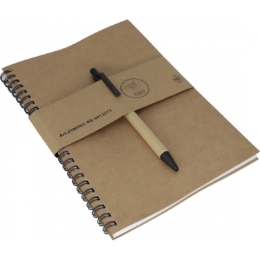 Logotrade promotional item image of: A5 ECO Notepad KENTWOOD