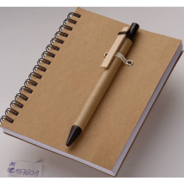 Logo trade promotional gifts picture of: A6 ECO Notepad KEYSTONE