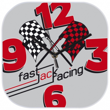 Logo trade advertising products image of: Wall clock with all over clock face BEL AIR