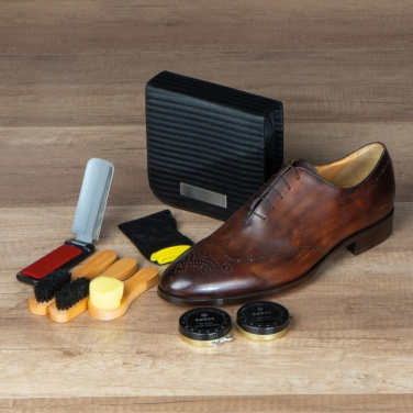 Logo trade promotional giveaways image of: Shoe polish set CANNES