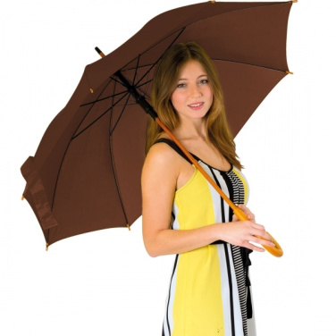 Logotrade promotional merchandise image of: Wooden automatic umbrella Nancy