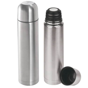 Logotrade promotional giveaways photo of: Stainless steel isolating flask VIRGINIA BEACH 100 ml