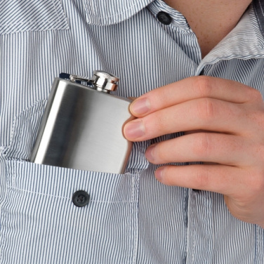 Logotrade corporate gift picture of: Stainless steel hip flask FRESNO 104 ml