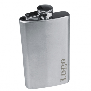 Logotrade promotional gift picture of: Stainless steel hip flask FRESNO 104 ml