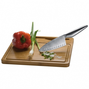 Logo trade promotional merchandise photo of: Cutting board with knife MANTOVA
