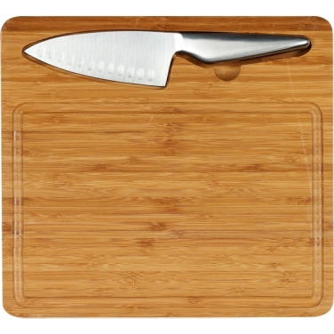 Logotrade promotional giveaways photo of: Cutting board with knife MANTOVA