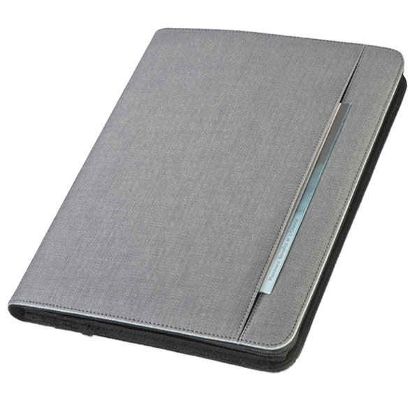 Logo trade promotional merchandise image of: A4 folder with power bank Elda