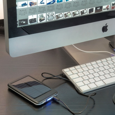Logo trade promotional gifts image of: Solar power bank PHILADELPHIA