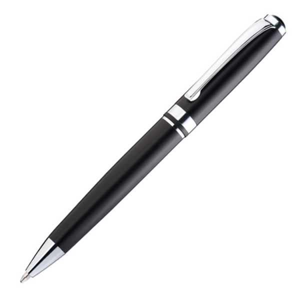Logo trade advertising products image of: Metal ballpen CLAYTON