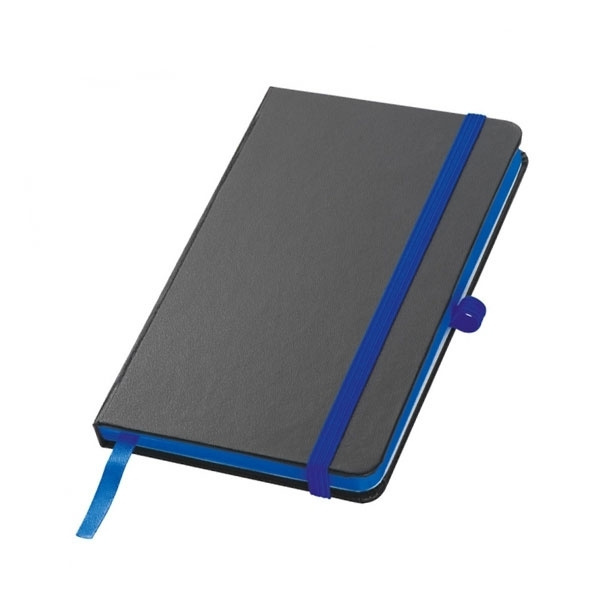 Logo trade business gifts image of: Notebook A6 ROSTOCK