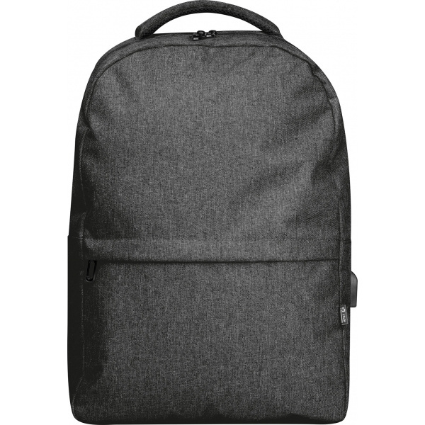 Logotrade advertising product image of: rPET backpack RIMINI