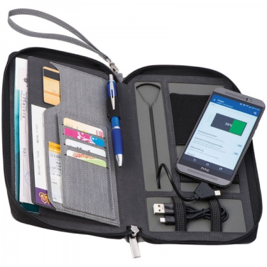 Logotrade promotional product image of: Travel folder with power bank Almera