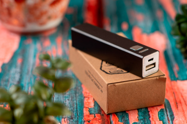 Logotrade promotional products photo of: Metal power bank PORT HOPE 2200mAh