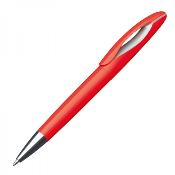 Logo trade promotional giveaway photo of: Plastic ballpen FAIRFIELD