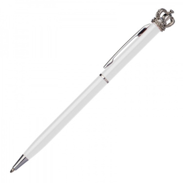 Logo trade promotional item photo of: Metal ballpen KINGS PARK