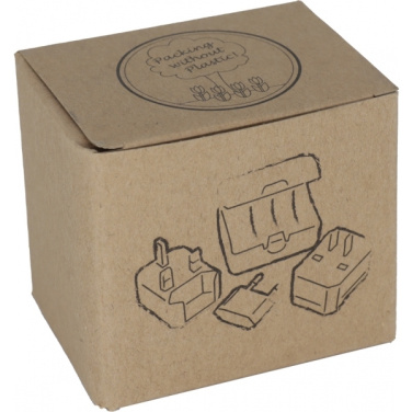 Logotrade promotional gift image of: Travel adapter PERU