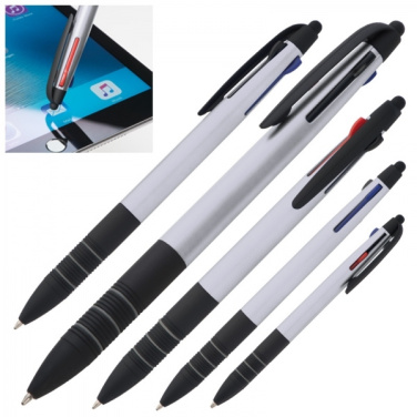 Logotrade promotional items photo of: Plastic ballpen 3in1 BOGOTA