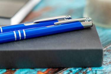 Logotrade advertising product image of: Metal writing set CLAREMONT