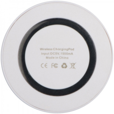 Logo trade promotional gifts image of: Induction charger KARTHAGO