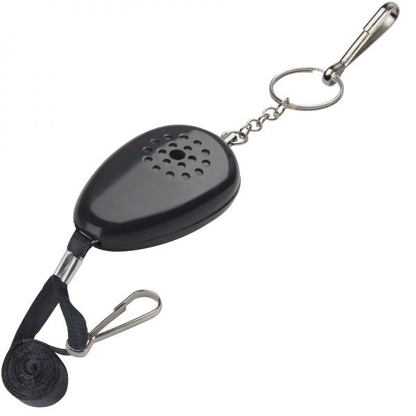 Logo trade promotional merchandise photo of: Keyring with alarm function OVADA