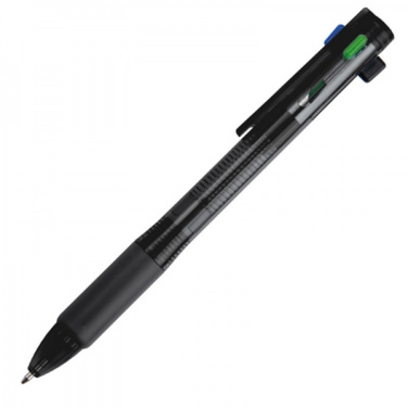 Logo trade promotional merchandise picture of: Plastic ballpen 4in1 NEAPEL