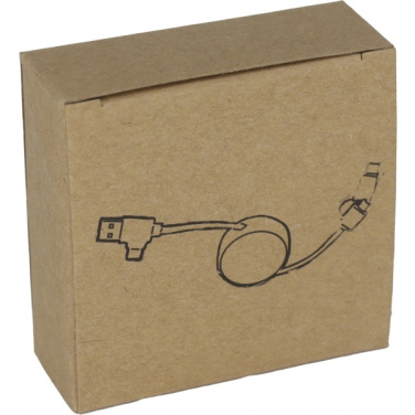 Logotrade advertising product picture of: Bamboo charging cable GRONINGEN