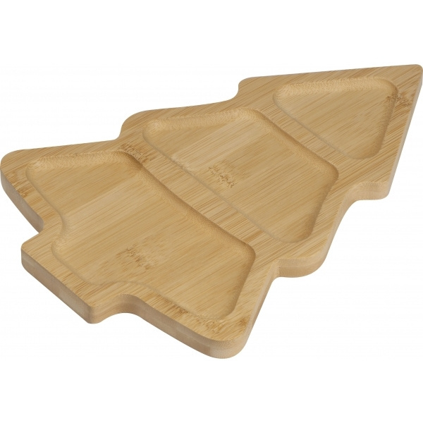 Logotrade business gift image of: Bamboo snack tray LOUISVILLE