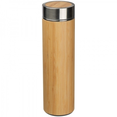 Logo trade promotional gifts picture of: Stainless steel bottle VALDEMORO 550 ml
