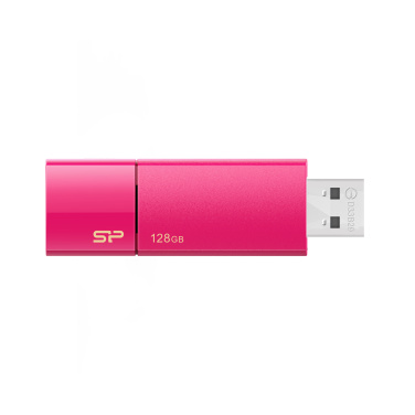 Logo trade promotional merchandise picture of: Pendrive Silicon Power 3.0 Blaze B05,pink