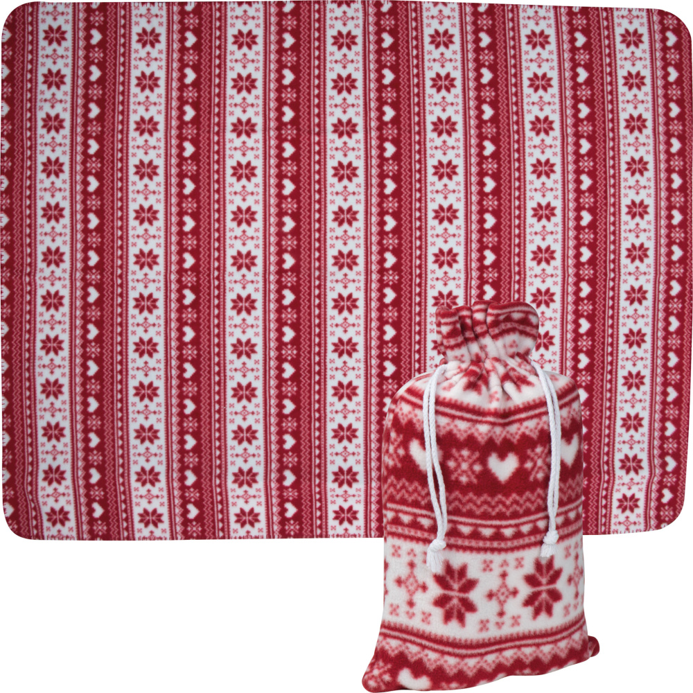 Logotrade advertising product image of: Christmassy blanket DEBRECEN